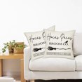 thumbnail image 5 of 4pcs Halloween Linen Pillow Cover Home Goods Sofa Office Chair Cushion Cover, 5 of 5