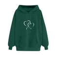 thumbnail image 3 of CALAFEBILA Fall Womens Sweatshirt Hoodies Lightweight Crew Neck Heart Graphic Tops 2023 Fashion Loose Long Sleeve Pullover with Pockets, 3 of 3