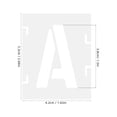 thumbnail image 2 of FESTFENDS Alphabet Stencils Letter Stencils Artists White Wall Painting Indoor Decoration 1 Set, 2 of 7