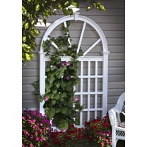 Vita 49"L x 84"H Vienna Vinyl Trellis, White, VA68203