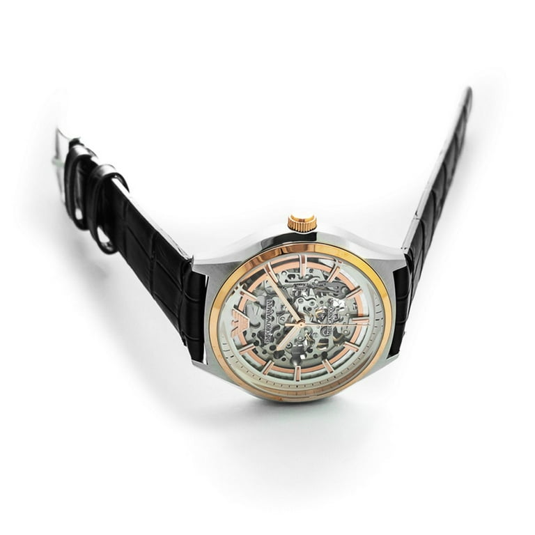 時計 Emporio Armani leather watch Emporio Armani Leather Automatic Mens Watch AR60018 - Walmart.com