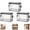 Black,L, variant on Bisitoy Large Clear Thick Plastic Storage Box with Hinged Lid, Zippered Bag with Handles for Clothes Moving Dorm