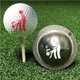 thumbnail image 2 of Soidarity Marcador de pelota de Golf, herramienta de alineación de señal de Humor para adultos, plantilla de marcador de señal, marcador delineador DIY, Golf Numero 3 Soidarity OD015907-03, 2 of 6