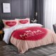 thumbnail image 5 of Wmhnj Juego de cama de tres piezas con 2 fundas de almohada y 1 funda de edredn para decoracin de dormitorio, tamaño Queen, 5 of 8