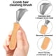 thumbnail image 3 of 2 uds. Herramienta de limpieza de peine portátil para el cabello Cepillo de limpieza de peine Mini removedor de cepillo para el cabello Removedor de suciedad con rastrillo de alambre de metal Mango d TUNC Sencillez, 3 of 5