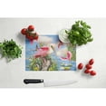 thumbnail image 3 of Carolines Treasures PRS4036LCB Roseate Spoonbill Glass Cutting Board Large, 12H x 16W, multicolor, 3 of 3