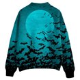 thumbnail image 4 of Puntoco Sudadera De Mujer Ropa De Color Sólido Estampado De Halloween Suéter Informal De Cuello Redondo Top Liquidación Puntoco Puntoco-6490, 4 of 4