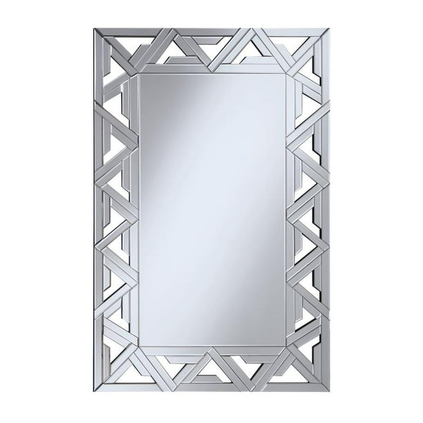 Contemporary Silver Wall Mirror ( 960089 )