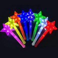 thumbnail image 4 of 5pcs Led Glow Stick Star Glow Wand Light Up Sticks For Party Star Light up Wand, 4 of 5