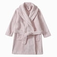 thumbnail image 4 of Boys Girls Kids Flannel Bathrobe,Soft Hooded Sleep Robe with Waist Tie,Cozy Cartoon Pattern,for Boys Girls 3T 4T 5T 6T 7T 8T 9T,All-Season Loungewear Toddler Pajamas,Pink,Size 7-8T, 4 of 4
