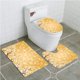 thumbnail image 1 of Juego de alfombras de baño ABPHQTO 3 piezas Florales Árboles Flores Capullos, 1 of 2