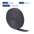 thumbnail image 2 of Uxcell Polypropylene Webbing Strap 1" 10 Yards Dark Grey Strapping Band, 2 of 5