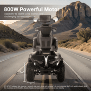 Electric Mobility Recreational Travel Scooter for Adults,Mobility Scooters for Seniors, 4 Wheel Powered Mobility Scooters