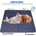 thumbnail image 2 of Pet Cars Seat Cover Rear Back Seat Boot Cover Hammock Design Pet Dog Cats Protector Mat Liner with Adjustable Buckle(Beige) (Color : Beige), 2 of 8