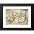 thumbnail image 2 of Jacob Jordaens 18x14 Black Modern Framed Museum Art Print Titled - Bachanalia (ca. 1655 - 1660), 2 of 5