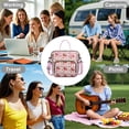 thumbnail image 7 of Pink Christmas Red Truck and Snowman Pattern Womens Lunch Box for Work,Insulated Large Lunch Bag for Tween and Teen,Loncheras Para Mujer,Leakproof Adult Lunch Bag for Work,Beach,Travel,Picnic,Camping, 7 of 7