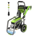 thumbnail image 1 of Hidrolavadora eléctrica Greenworks Pro sin escobillas de 2300 PSI (certificación SGS), 2,3 GPM máx. / 1,2 GPM (asas plegables, estructura de acero resistente, manguera de 7,6 m, cable de alimentación, 1 of 5
