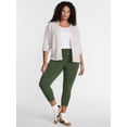 thumbnail image 2 of Terra & Sky Women's Plus Capri Legging, Sizes 0X-5X, 2 of 5