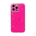 thumbnail image 1 of HAYAN Case for iPhone 13 Pro Case Glitter Cute Sparkly Shiny Bling Sparkle Phone Cases 6.1", Thin Slim Fit Soft TPU Bumper Shockproof Rubber Protective Cover for Women Girls Girly, Hot Pink, 1 of 1
