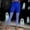 D01 Blue, variant on Halloween Striped Tights Women Anime Fairytale Character Schoolgirl Thigh-High Illusion Mock Suspender for Trick-or-Treat Convention Gathering Novelty Costume Apparel