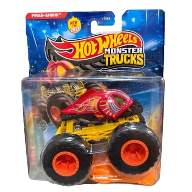 Vehículo de juguete Hot Wheels Monster Trucks Piran-ahhhh escala 1:64