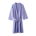 thumbnail image 4 of JGTDBPO Robes For Women Classic Unisex Premium Cotton Thick And Fleece Night Gown Plush Long Terry Clothes Household Sashes Loungewear Clothes Flannel Hooded Warmth Beibei Fleece Bathrobe Long Pajamas, 4 of 4