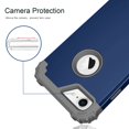 thumbnail image 3 of Dteck iPhone 7 Case, Dteck Heavy Dual Layer Rugged Shockproof Case Hard PC Protective Back Cover For Apple iPhone 7, Deep Blue, 3 of 7