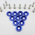 thumbnail image 1 of MYG 10pcs M6 Rondelles à Vis d'Aile en Aluminium Anodisé et Boulons Accessoires Auto, 1 of 8