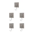 thumbnail image 2 of Ounissouiy Ganchos de pared Colgador de almacenamiento a prueba de agua Gancho autoadhesivo Estante de pared ajustable para cocina Baño Oficina Type6 NO6, 2 of 6