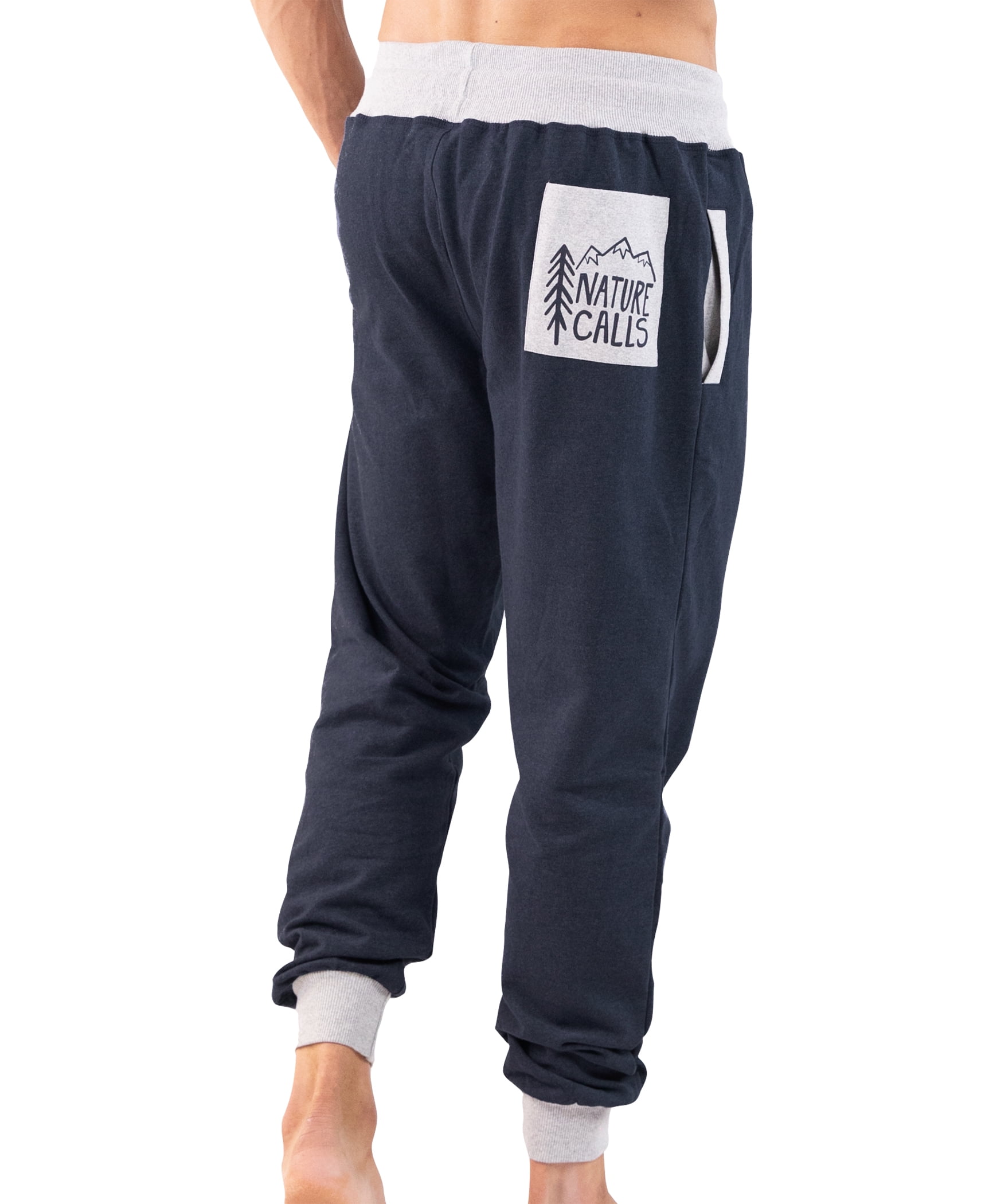 LazyOne Men's Jogger Sweatpants, Cozy, Warm, Pockets, Bigfoot, Mythical  (Large) 