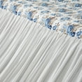 thumbnail image 2 of VHC Brands Annie Blue Floral Vintage Farmhouse Queen Quilt Coverlet 80x60 27" Drop, 2 of 7