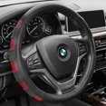 thumbnail image 1 of FH2005RED Steering Wheel Cover (Genuine Leather Sport Red), 1 of 4