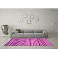 thumbnail image 3 of Ahgly Company Indoor Round Abstract Purple Modern Area Rugs, 7' Round, 3 of 4