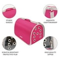 thumbnail image 6 of Small Pet Carrier for Small Dogs and Cats - Waterproof Soft Pet Travel Bag with Clear Window - TSA Approved Pet Carrier for Cat Travel Bag - 9.8 x 15.7 x 9.8 Inch - Fuschia, 6 of 7