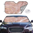 thumbnail image 2 of Balery Rose Gold Glitter Splatter Print Car Windshield Sun Shade,Windshield Sunshade for Car Pickup Truck SUV Accessories-Small, 2 of 7