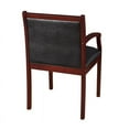 thumbnail image 3 of Scranton & Co Contemporary Vinyl Side Chair in Mahogany, 3 of 3