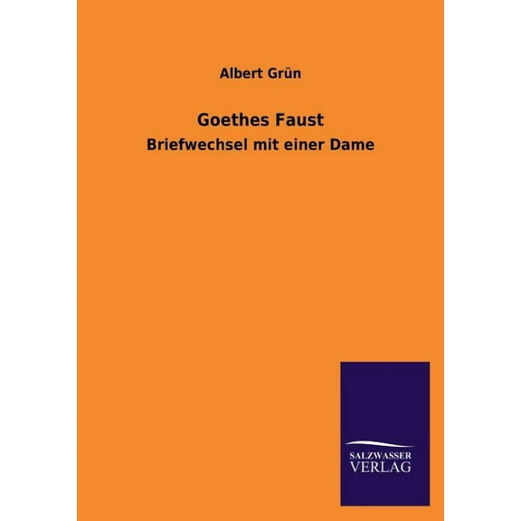 Goethes Faust (Paperback)