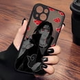 thumbnail image 5 of Funda de teléfono de Anime Akatsukis Itachis para iPhone 15 14 13 12 11 Mini Pro Max X XR 7 8 Plus n-narutos, funda trasera transparente mate, 5 of 5
