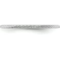 thumbnail image 4 of Solid 10K White Gold 1.4mm Twisted Wire Pattern Stackable Band Size 4 - Ring Size 4.0, 4 of 8