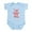 Sky Blue, variant on CafePress - Daddy's Little Viking Infant Bodysuit - Baby Light Bodysuit, Size Newborn - 24 Months