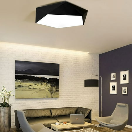 

Flush Mount Pendant Light 24W Dimmable Style Ceiling Light Geometric LED Lamp