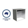 thumbnail image 5 of Absco Woodstore 4' x 2.5' x 3.7' Metal Storage Shed - Woodland Gray, 5 of 10
