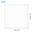 thumbnail image 2 of Uxcell Window Screen Mesh, 47" x 47" DIY Fiberglass Netting Mesh White Frame with Hook and Loop Adhesive Edging, 2 of 6