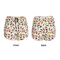 thumbnail image 3 of Fuzoiu Ice Cream Popsicles Print Women's Athletic Shorts, Double-Layer Running Shorts with Pocket,Women's Workout Shorts for Yoga, Gym, and Workouts-X-Large, 3 of 7
