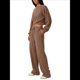 thumbnail image 1 of Conjunto de Chándal de 2 Piezas para Mujer: Sudadera Corta con Parte Delantera y Pantalón Deportivo de Pierna . Conjunto de Estar por Casa. Camello L, 1 of 8