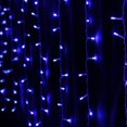 thumbnail image 1 of Cadena de luces LED extensible de 13 pies, luces de hadas para exteriores impermeables, luces de cortina, luces de carámbano para Navidad, jardín, patio, fiesta, 1 of 7