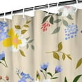 thumbnail image 4 of Waterproof Pioneer Shower Curtain 84x72 Inch Polyester Unique Colorful Floral Shower Curtain for Bathroom Hotel Home Decor with 12 Plastic Hooks, 4 of 5