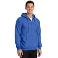 thumbnail image 4 of Port & Company Essential Fleece Full Zip Hooded Sweatshirt-4XL (Royal), 4 of 6
