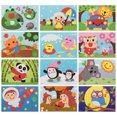 thumbnail image 2 of Airle 1 Set DIY Sticker Painting Brain Game Multi Styles Rich Content 3D Handmade DIY Cartoon Kindergarten Clear Print Kid Sticker Toy for Kids, 2 of 8