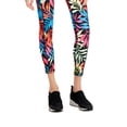 thumbnail image 3 of ID Ideology Womens Petite Fern Side Pocket 7/8 Leggings Black S, 3 of 3
